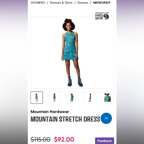 Mountain hardware stretch dress - Picture 2 of 3